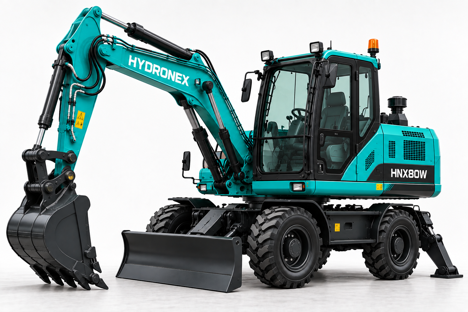 HNX80W 8.0 t Wheel Excavator
